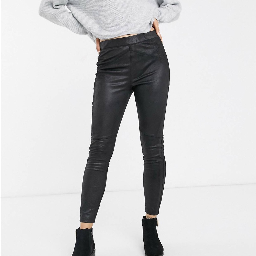 NWT Free People Midnight Vegan Suede pants